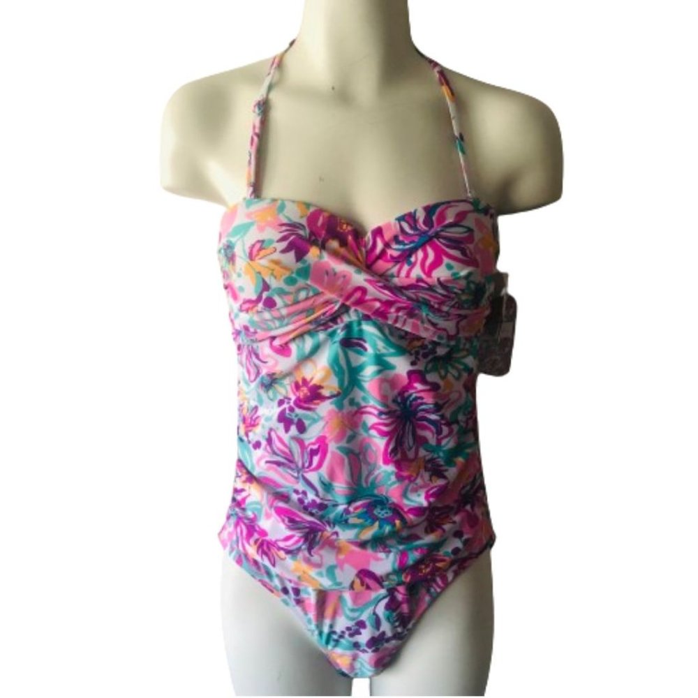 Stella Parker One Piece Swimsuit in Multi Color Size M